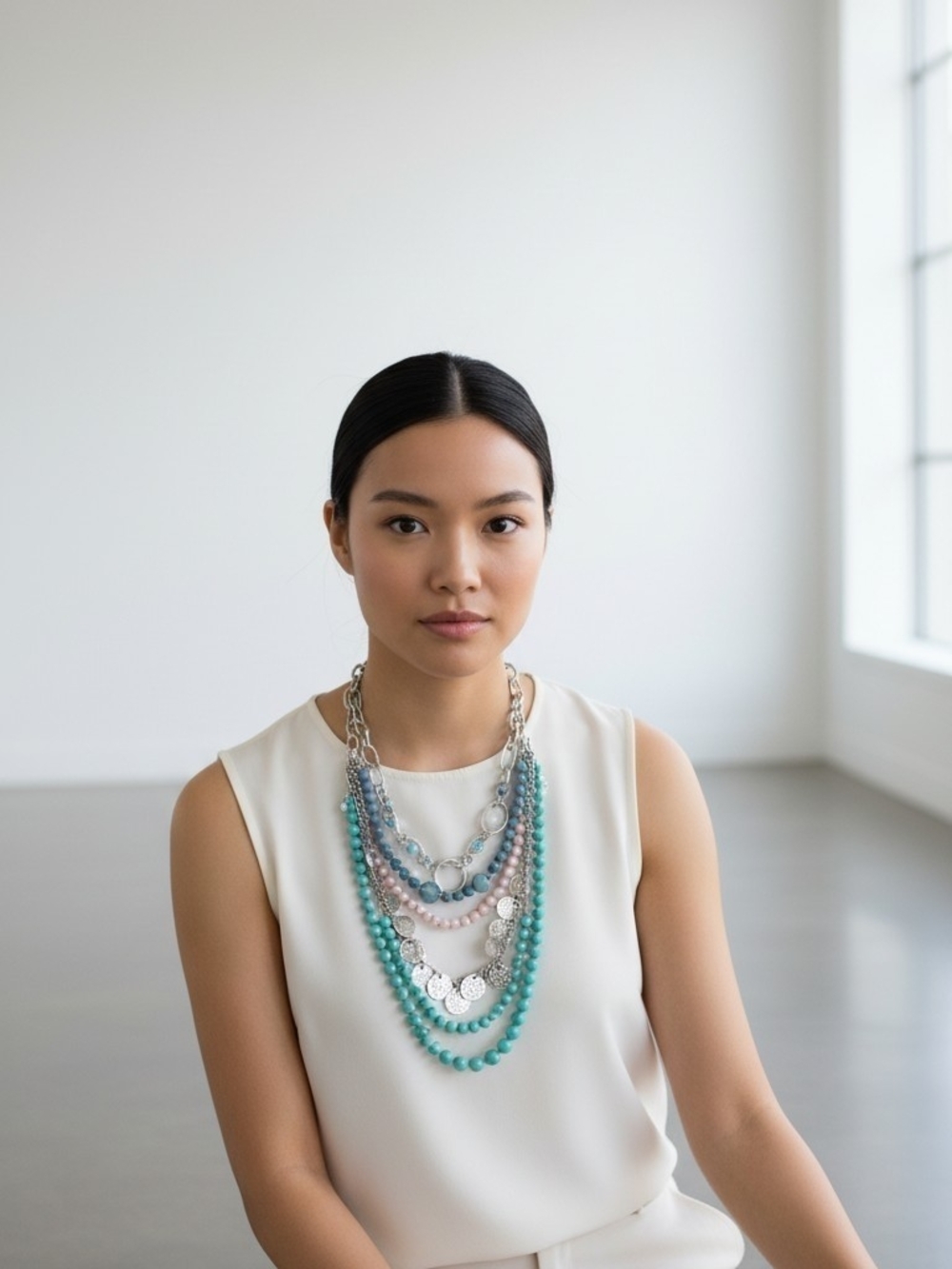 Premier Designs "Sugar Rush"Multi Strand Necklace